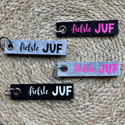 Sleutelhanger - voor de liefste juf