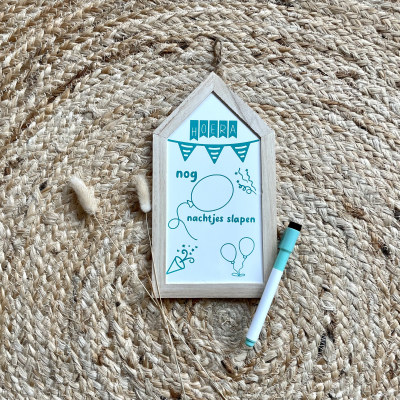 Aftelhuisje verjaardag - Groen 